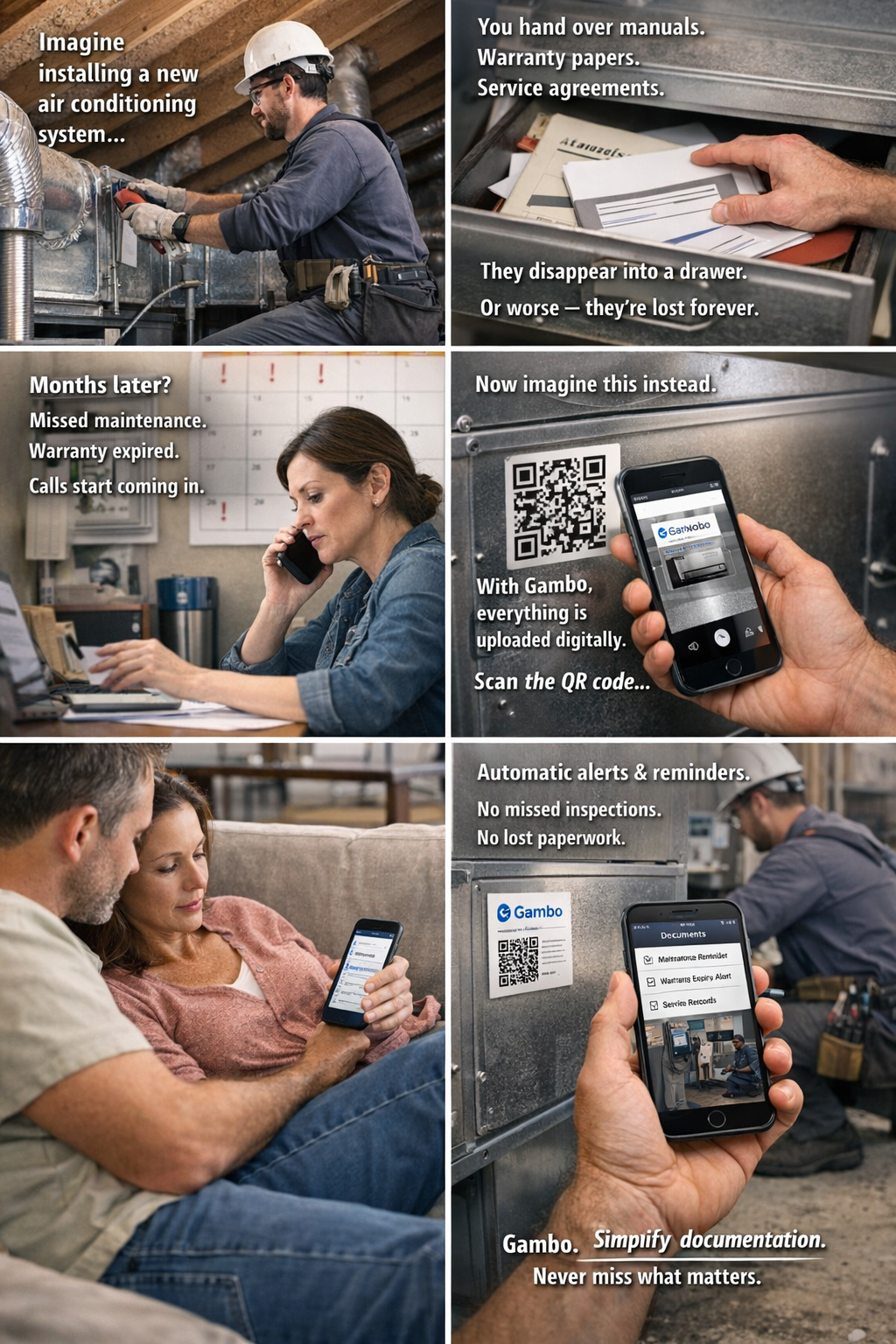 Step by step guide for HVAC installation documentation